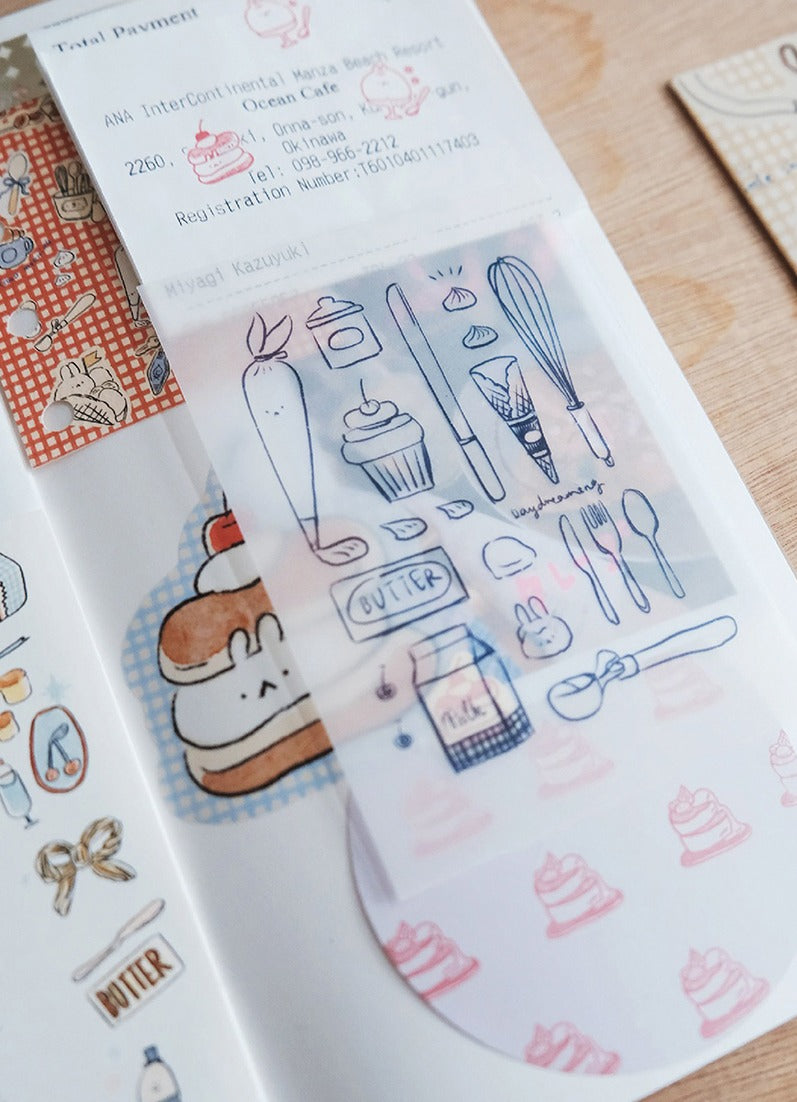 A Gator Life - Cream Bunny Journal Material Pack