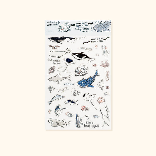 A Gator Life - OCEAN is COOL Resin Sticker