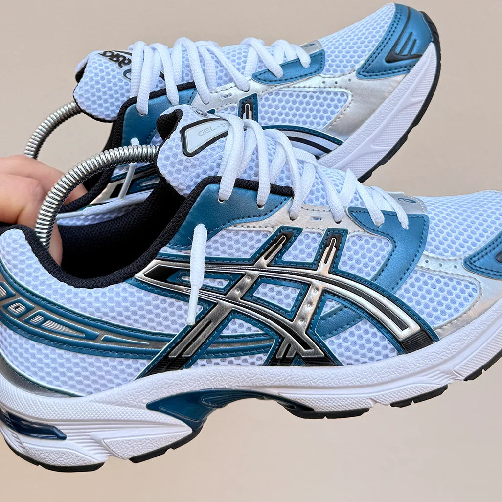 ASICS Gel-1130 White Restful Teal Trainers