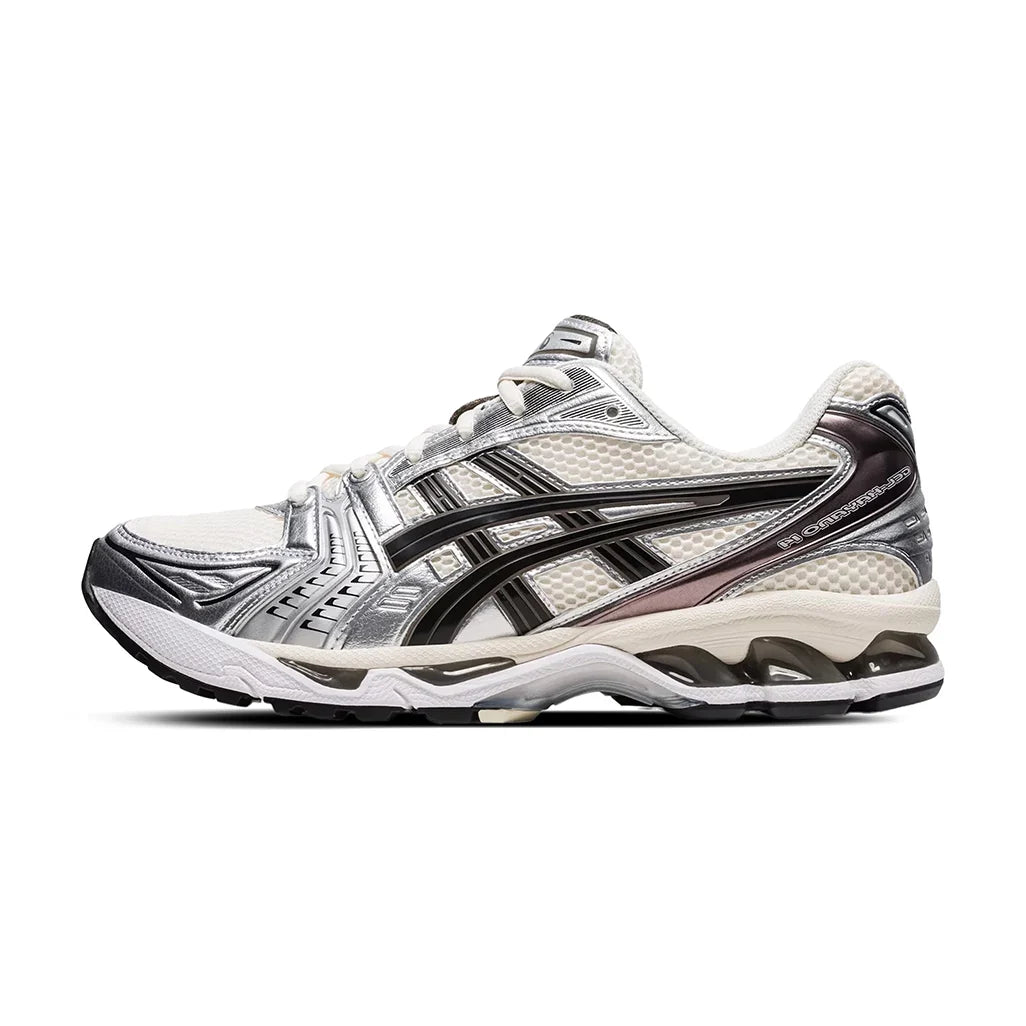 ASICS Gel-Kayano 14 Cream Black Metallic Plum Trainers