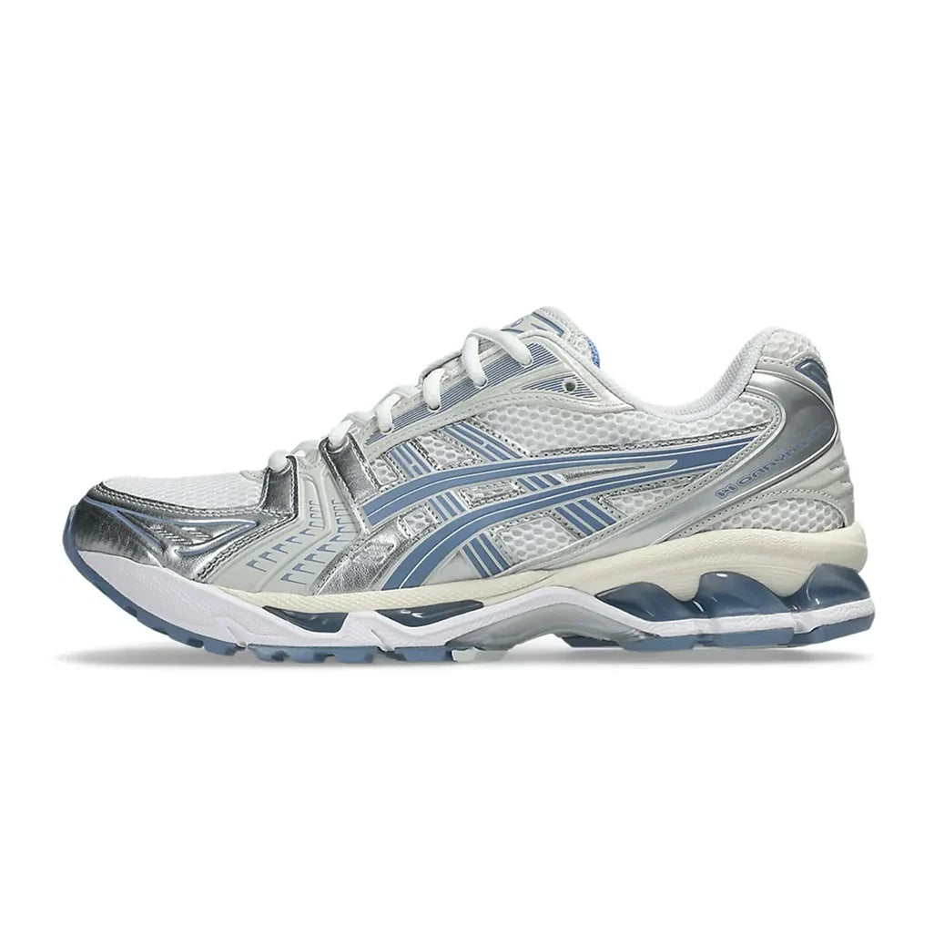 ASICS Gel-Kayano 14 White Light Navy Trainers
