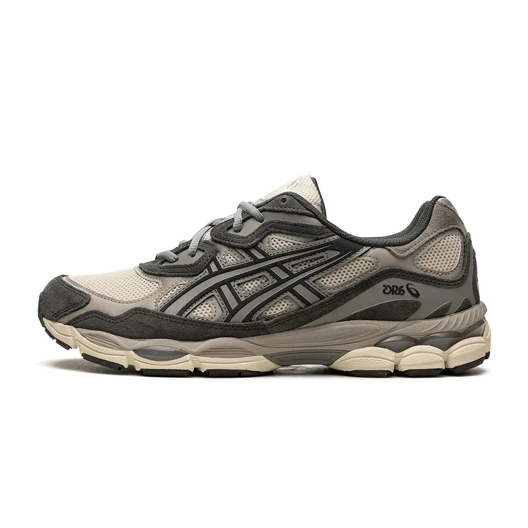 ASICS Gel-NYC Oatmeal Obsidian Grey Trainers