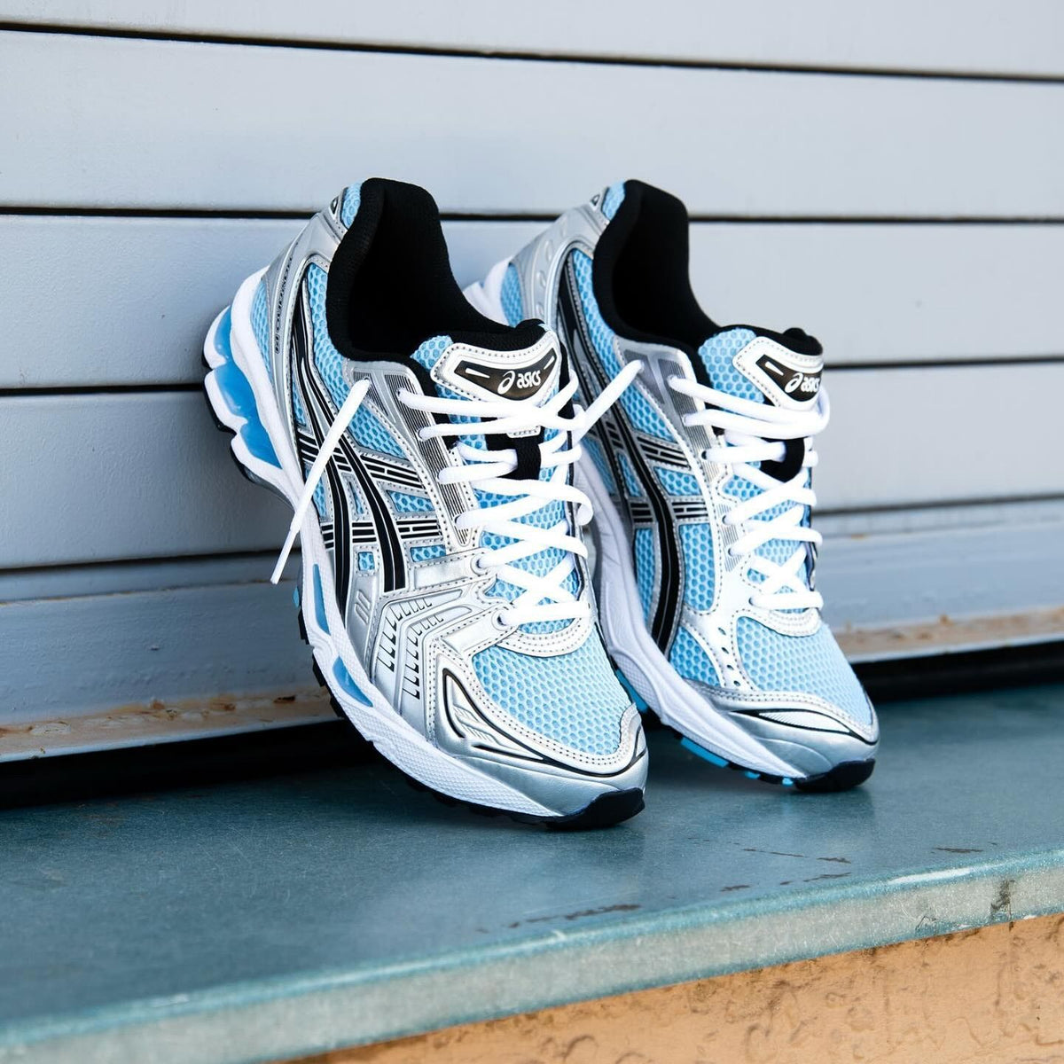 ASICS GEL-KAYANO 14 Arctic Sky Pure Silver Trainers