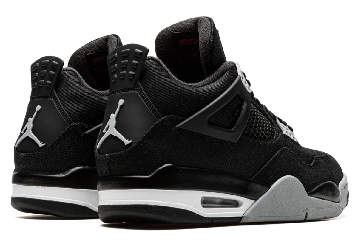 Air Jordan 4 Retro SE Black Canvas Sneakers