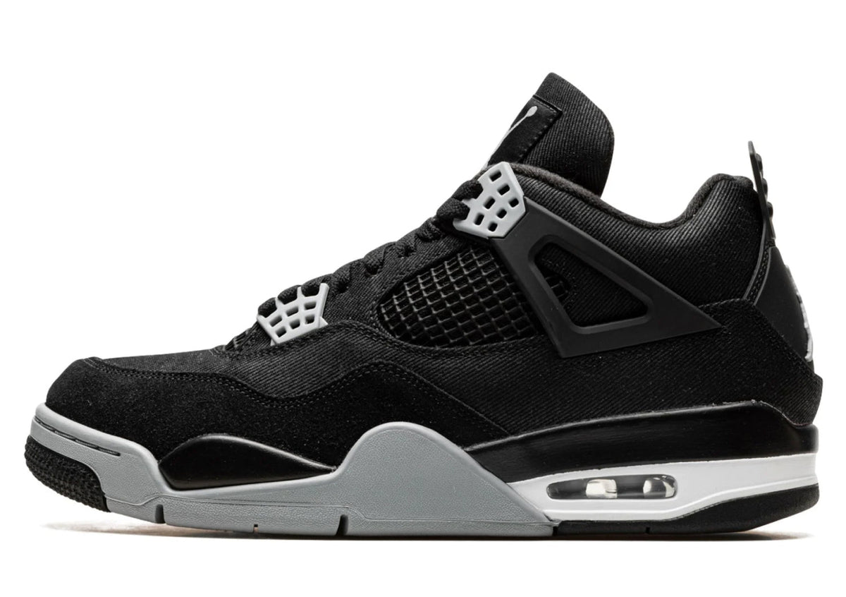 Air Jordan 4 Retro SE Black Canvas Sneakers