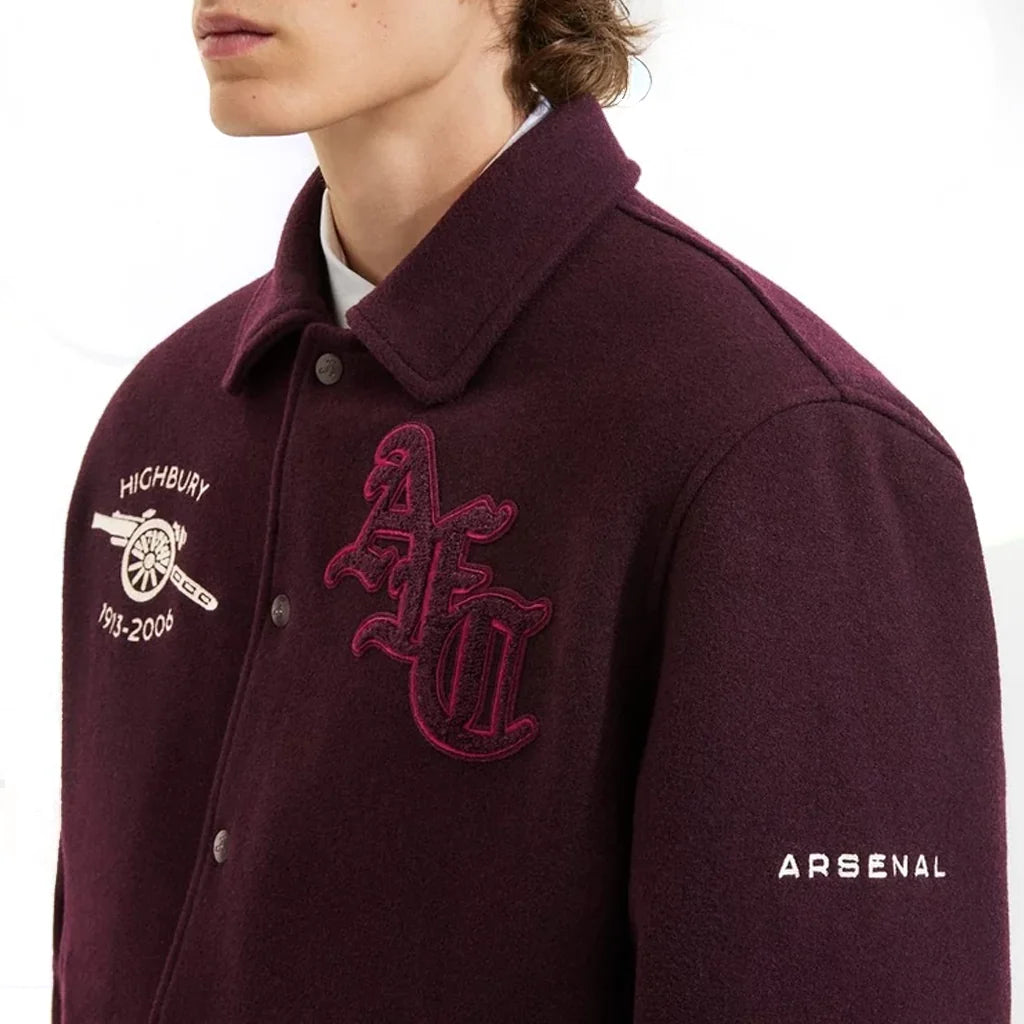 Arsenal Classics Records Wool Varsity Jacket