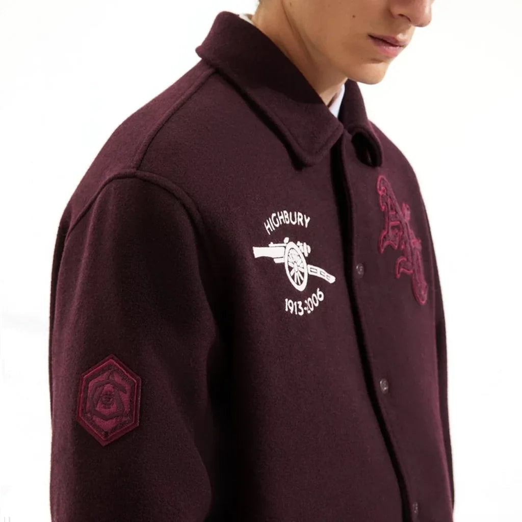 Arsenal Classics Records Wool Varsity Jacket
