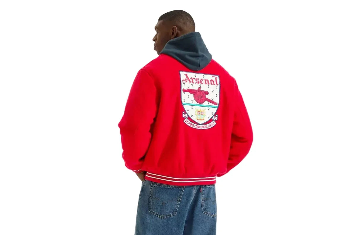 Arsenal Red Classics Wool Varsity Jacket