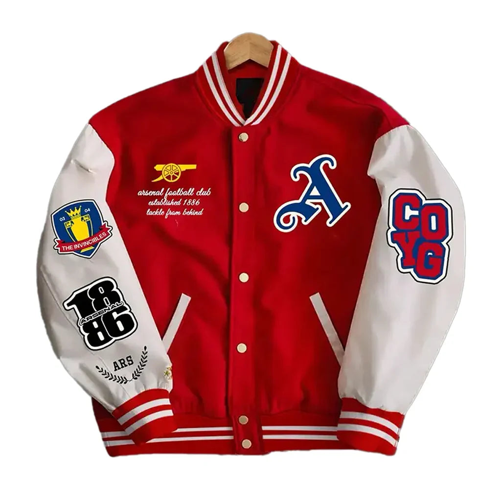 Arsenal Wool Letterman Varsity Jacket