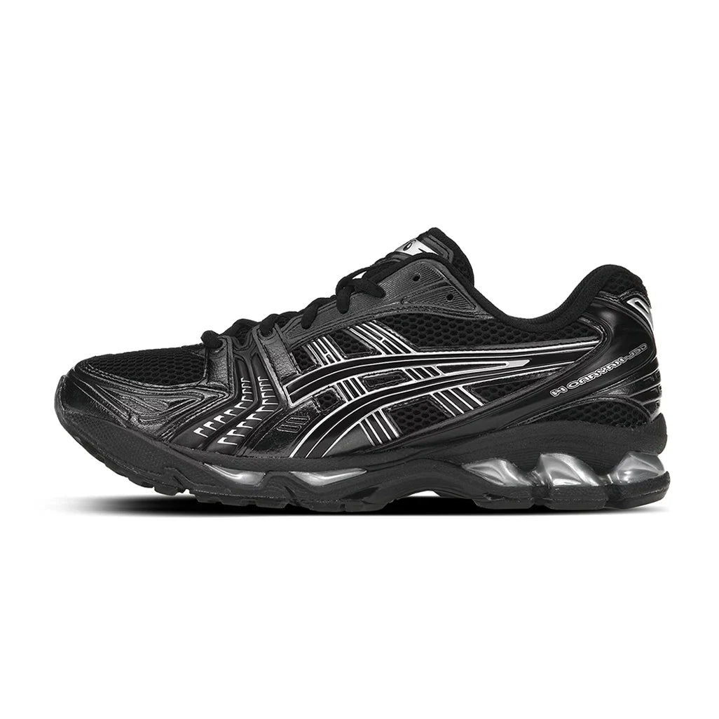 ASICS Gel-Kayano 14 Black Pure Silver Trainers