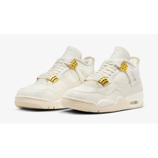 Air Jordan 4 Retro Metallic Gold Trainers (Women's)