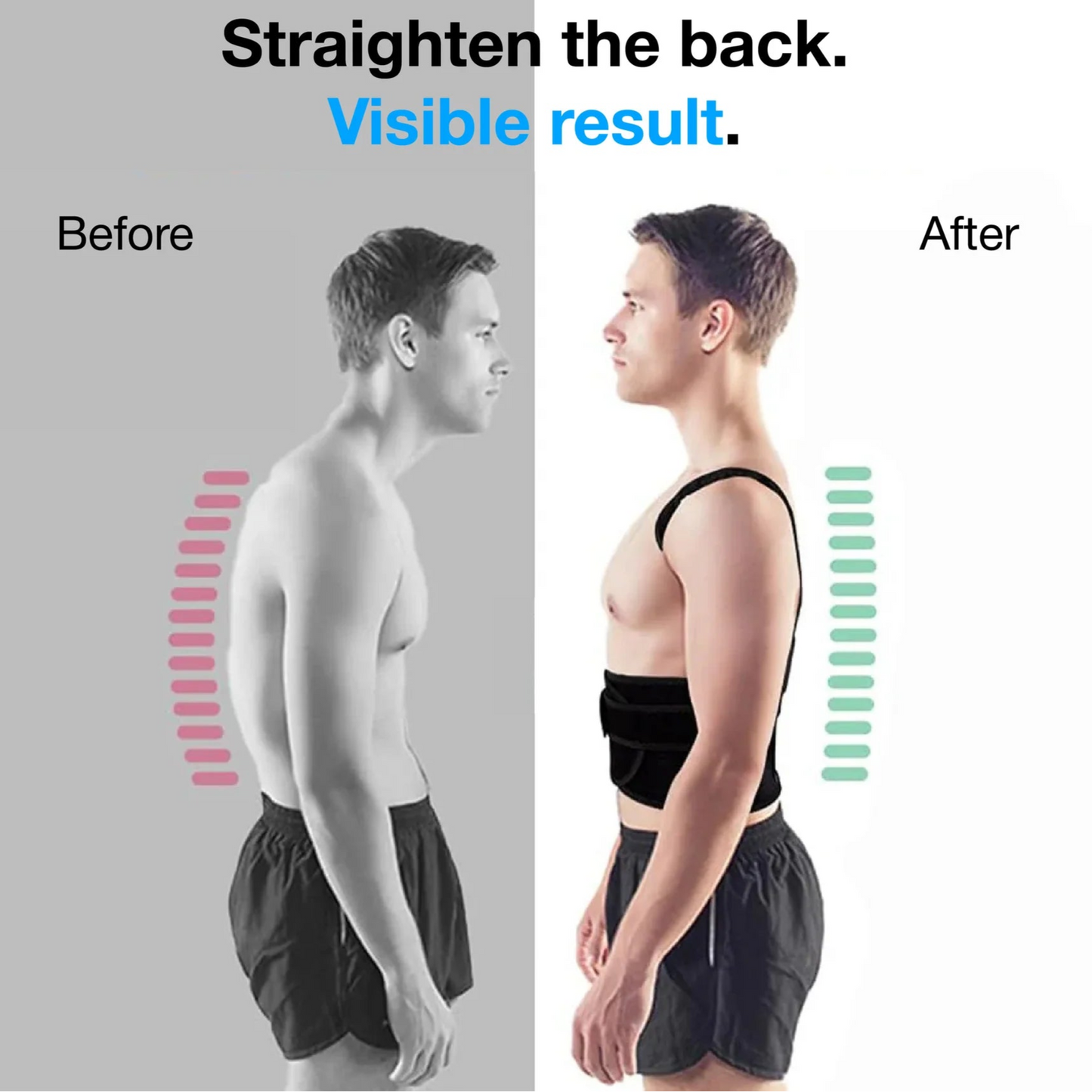 Comfortable Back Support Brace for Improved Posture Adjustment | Premium Quality