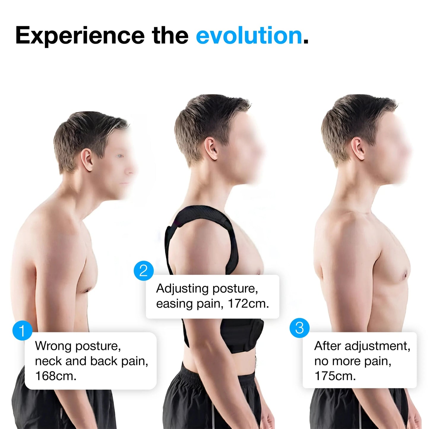 Comfortable Back Support Brace for Improved Posture Adjustment | Premium Quality
