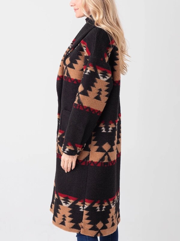 Yellowstone Beth Dutton Black Wool Coat