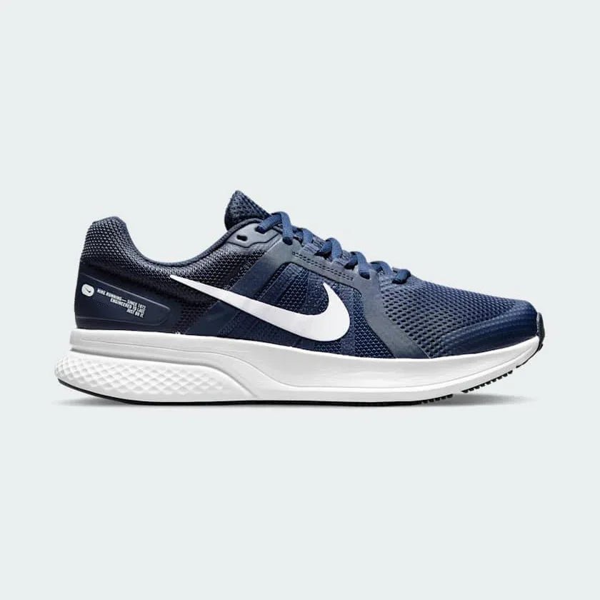 Nike Run Swift 2 Men's Navy Mesh Running Trainers (CU3517 400)