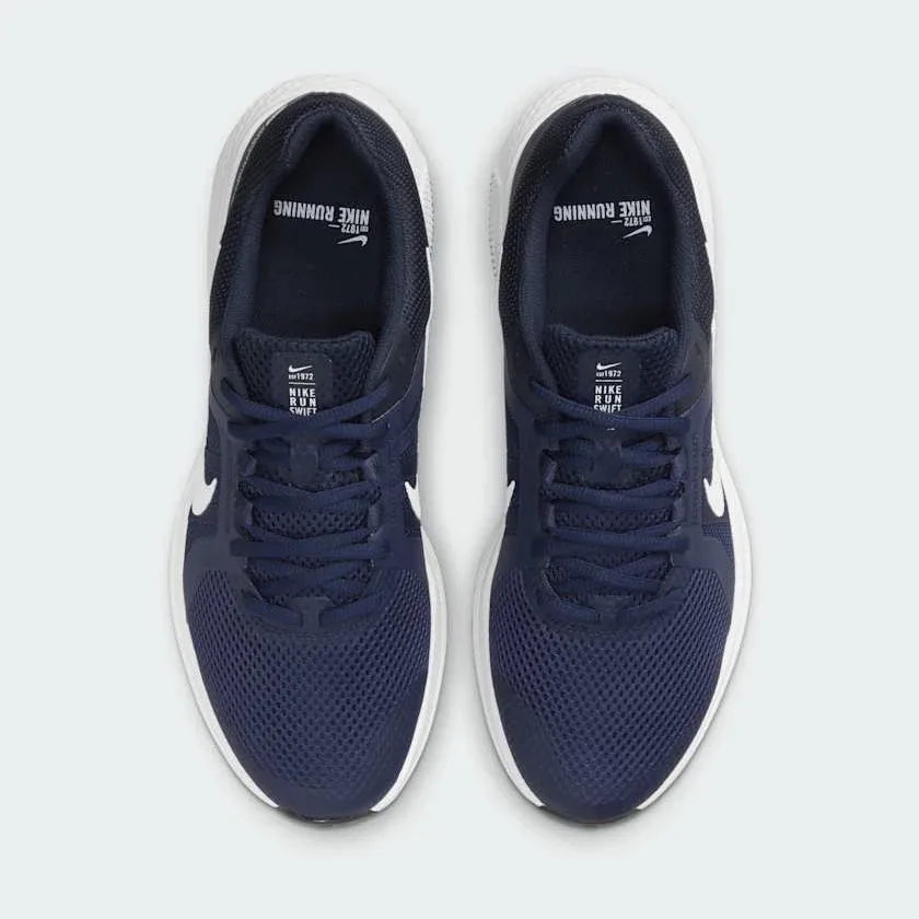 Nike Run Swift 2 Men's Navy Mesh Running Trainers (CU3517 400)
