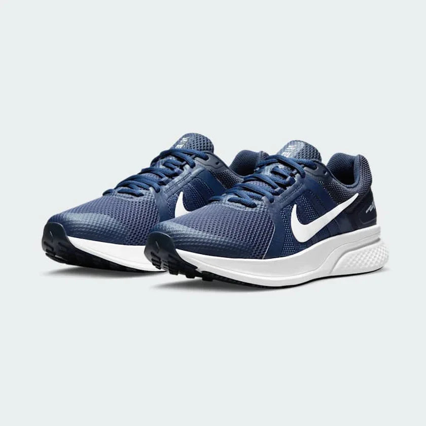Nike Run Swift 2 Men's Navy Mesh Running Trainers (CU3517 400)