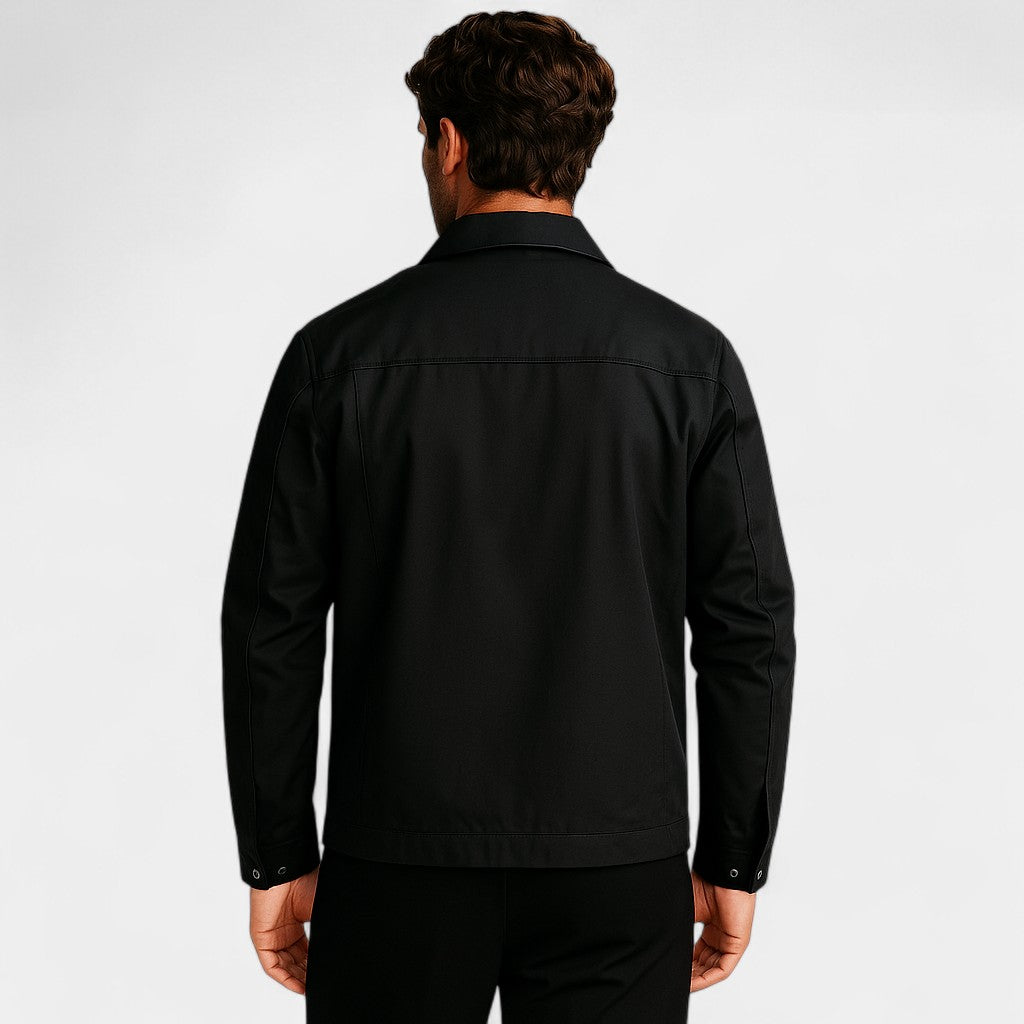 Men's Lightweight Nylon Windbreaker – Loose Straight Cut
