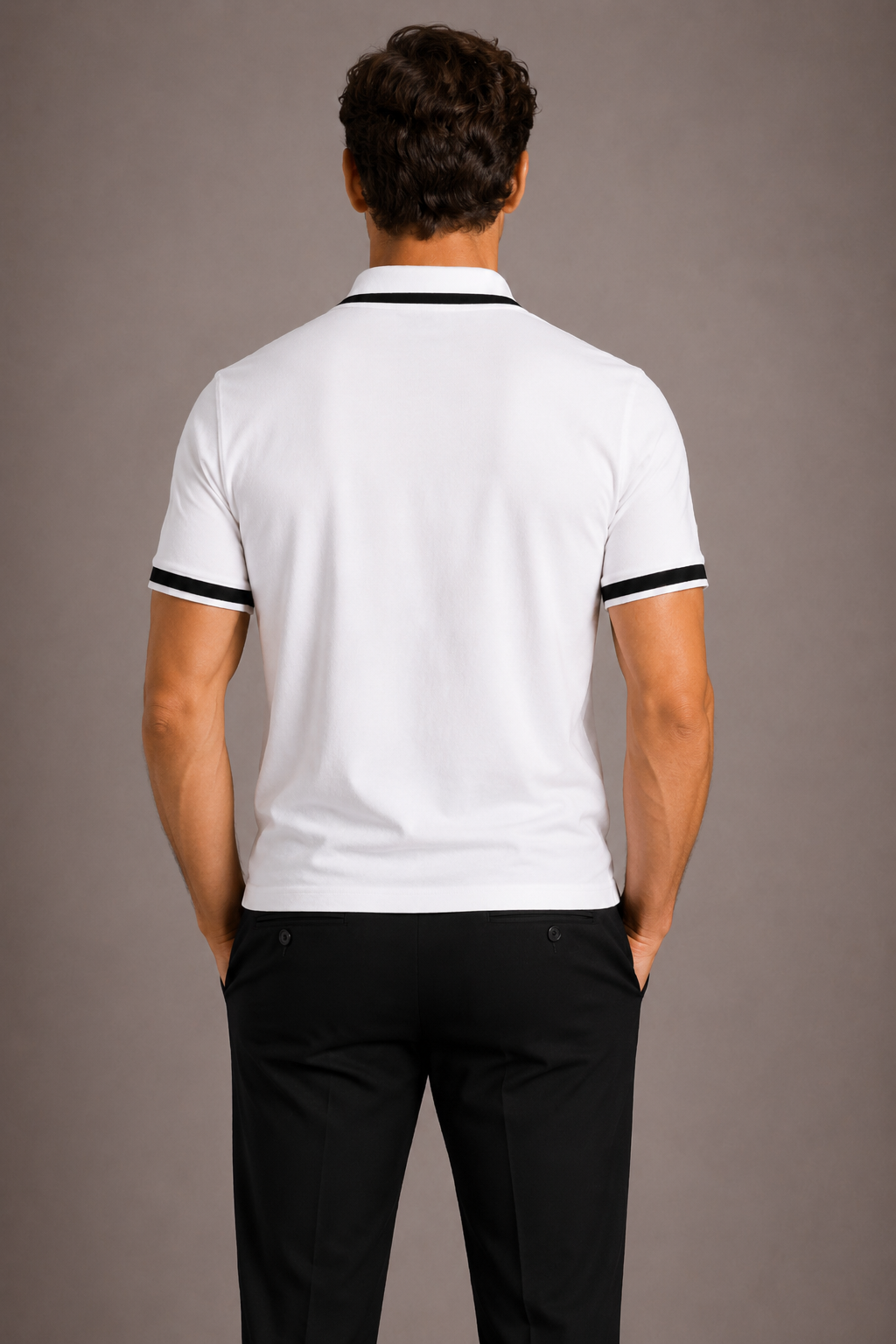 Optew Men’s Long Sleeve Polo Shirt