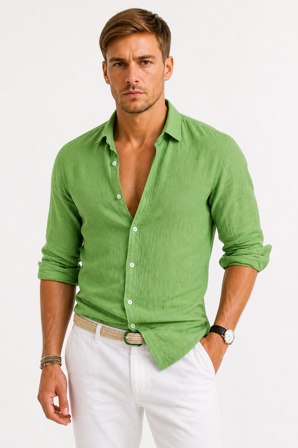 Optew Men’s Linen Shirt