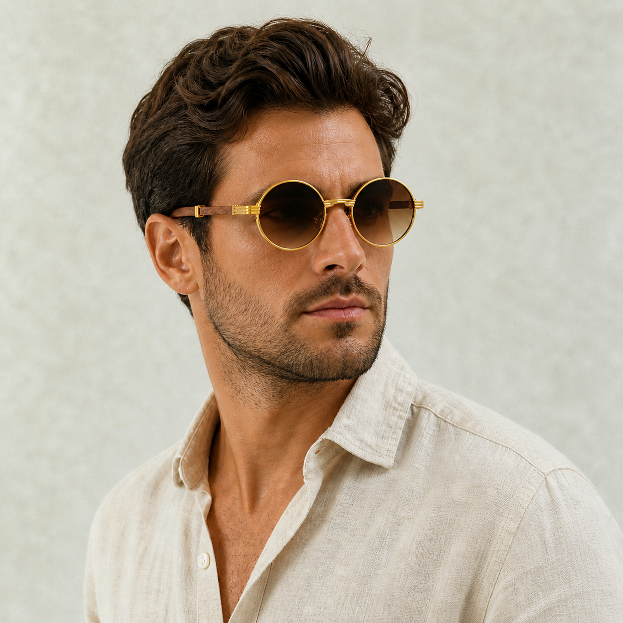 Optew Men’s Round Sunglasses