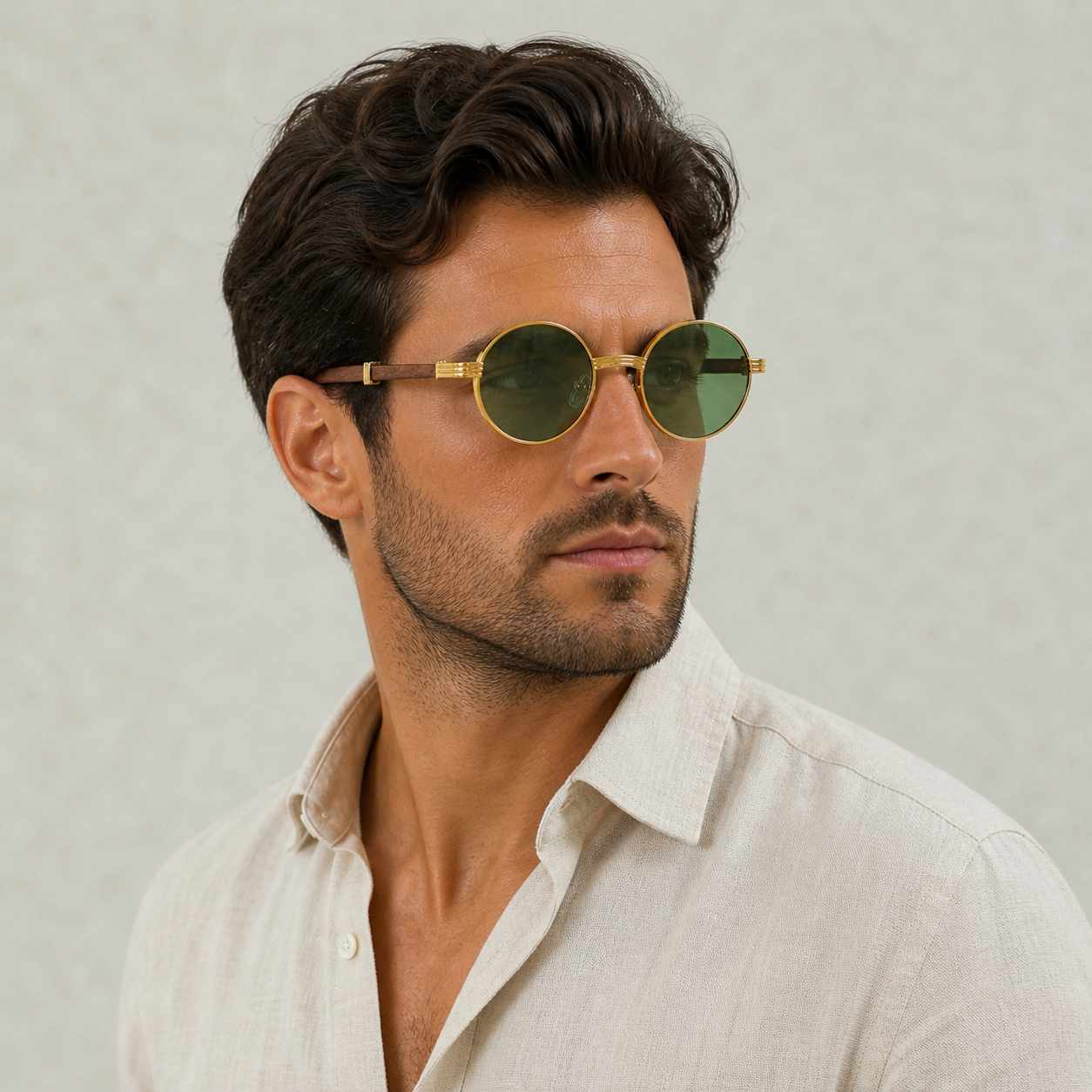 Optew Men’s Round Sunglasses