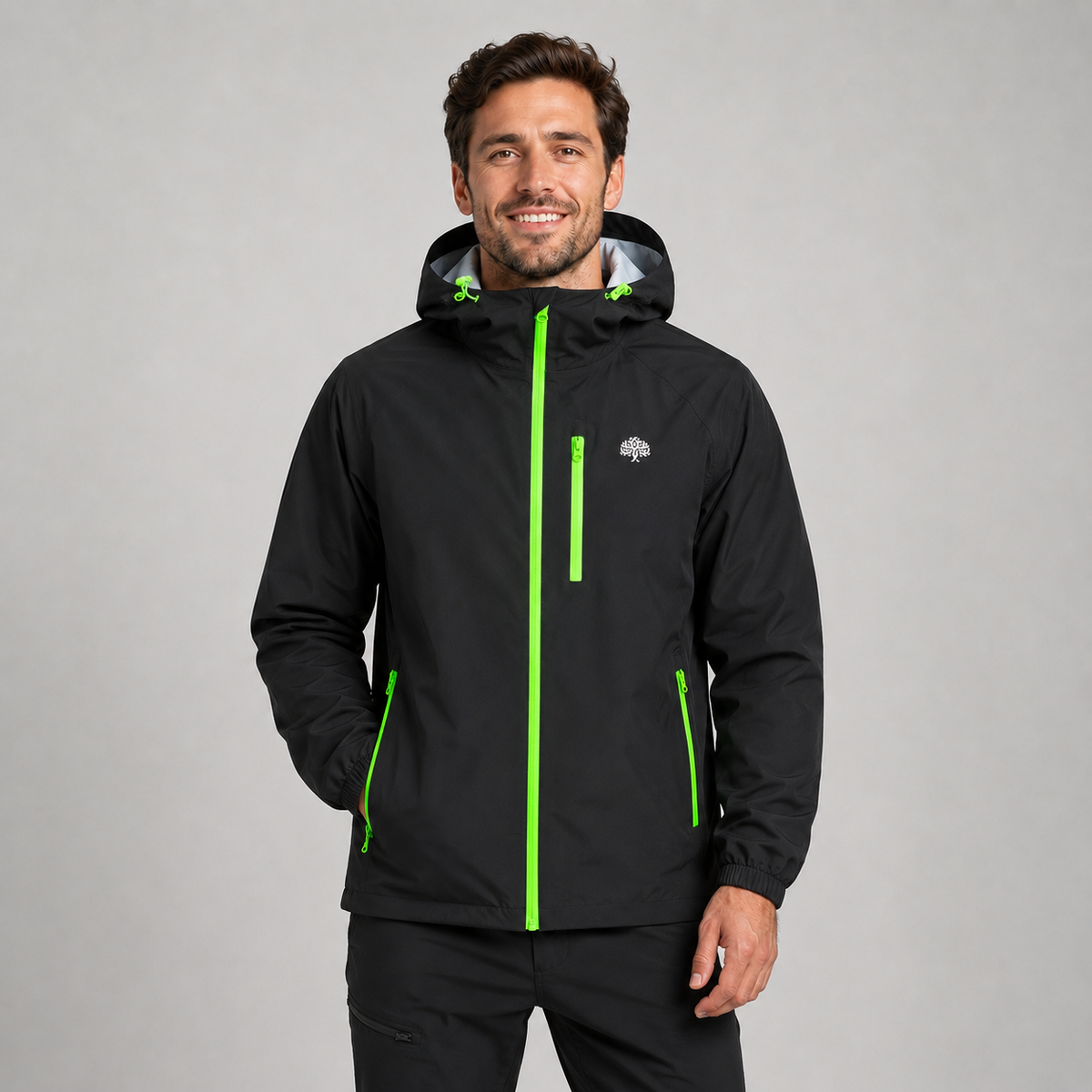 Optew Unisex Rain Jacket – Hooded Lightweight Shell