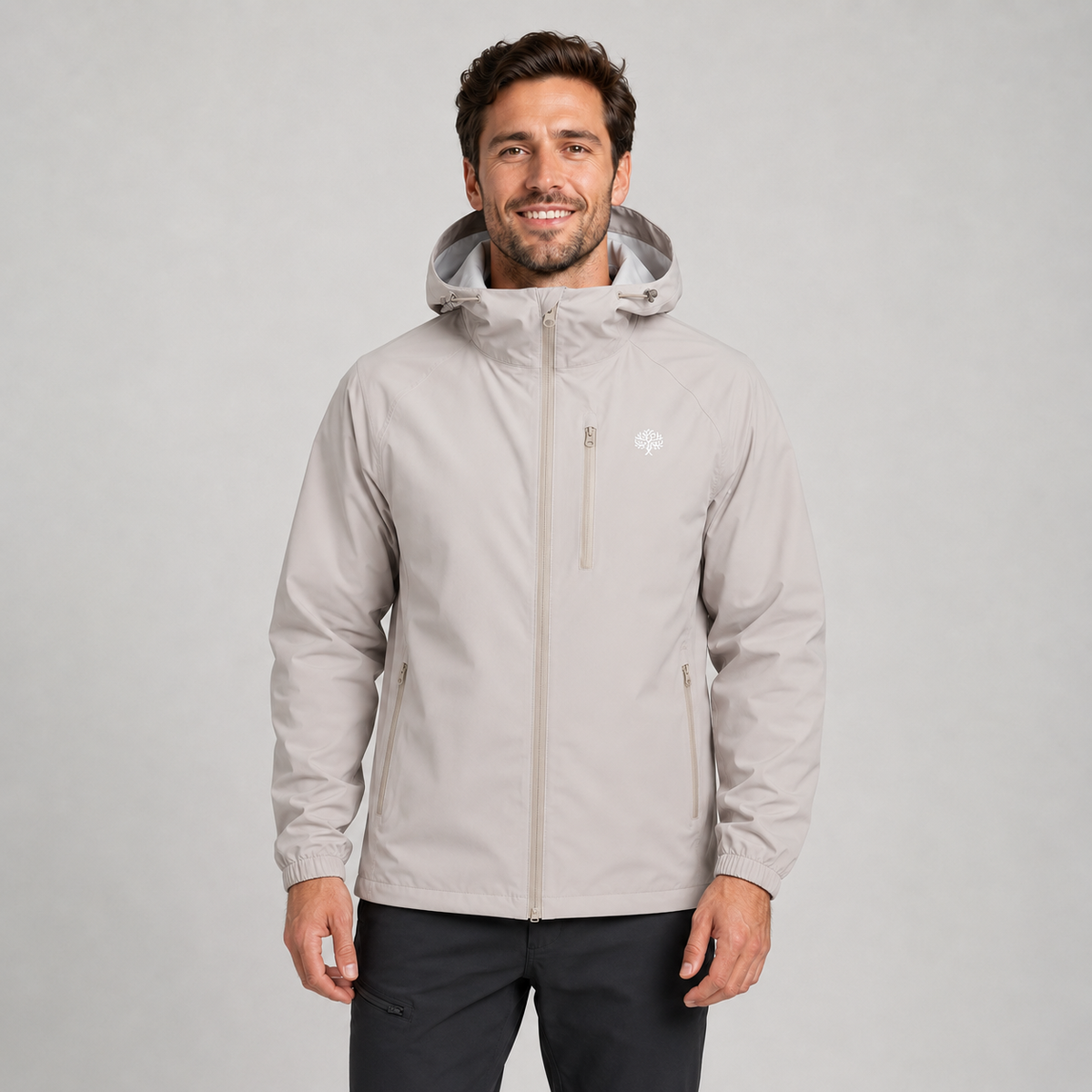 Optew Unisex Rain Jacket – Hooded Lightweight Shell