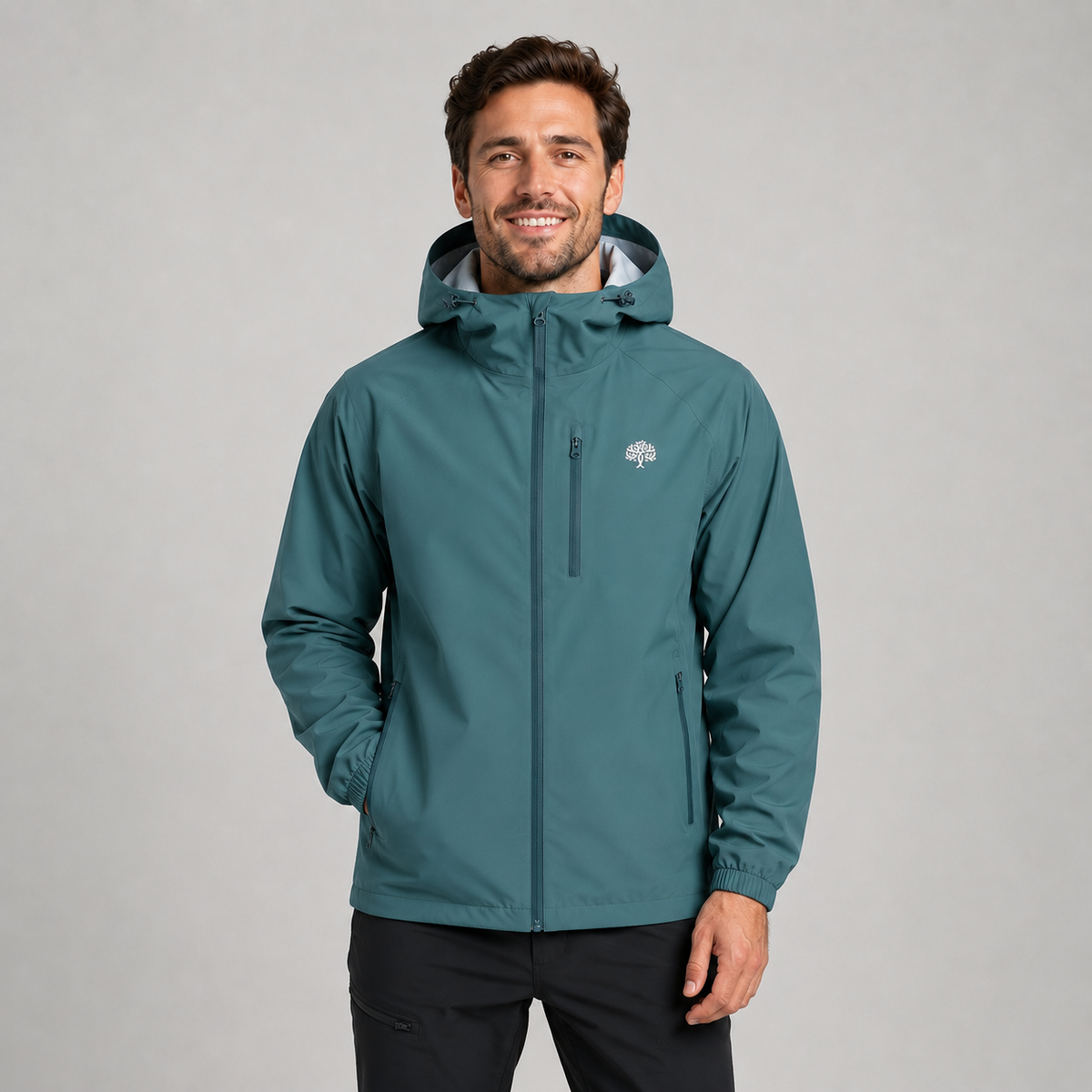 Optew Unisex Rain Jacket – Hooded Lightweight Shell