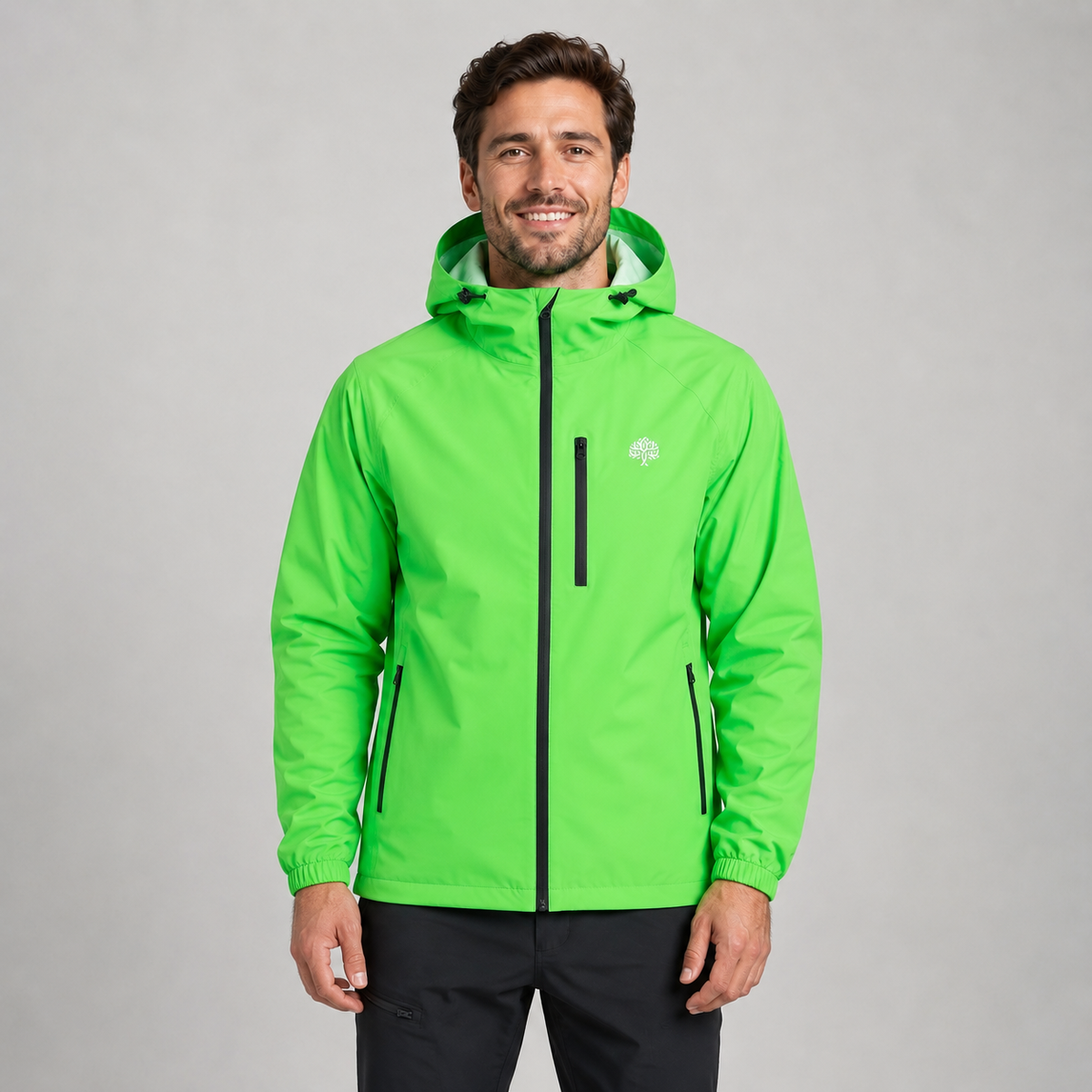 Optew Unisex Rain Jacket – Hooded Lightweight Shell