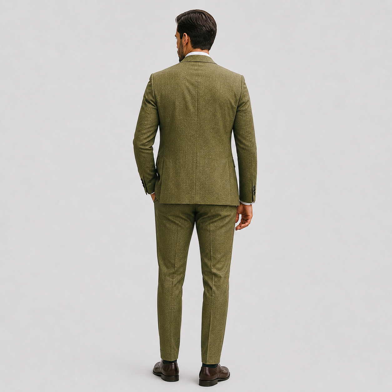 Optew Men’s Linen Suit