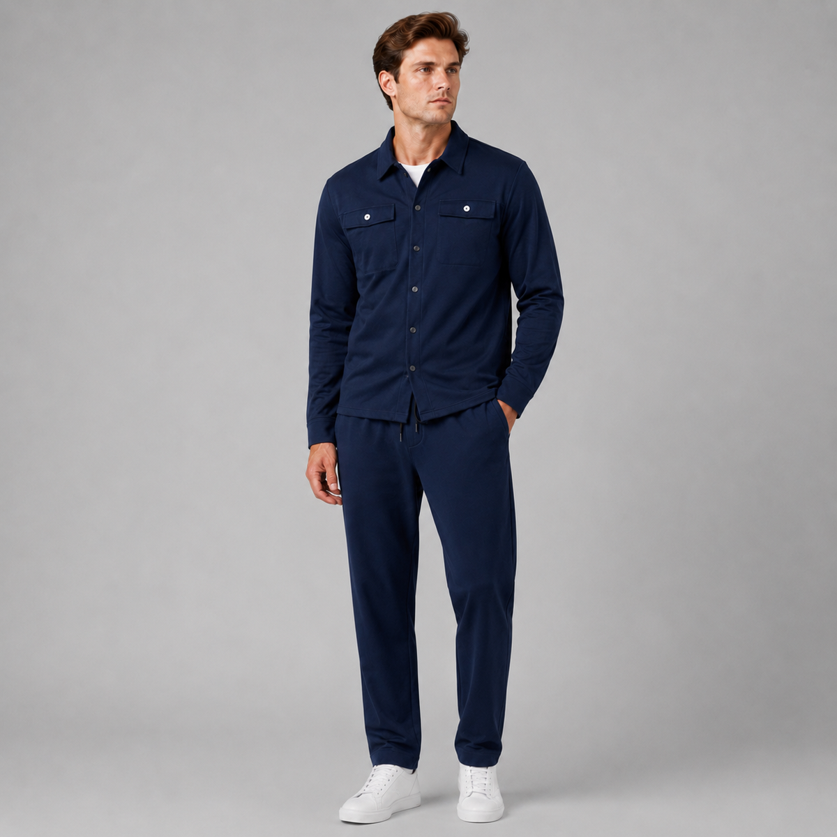Optew Men's Overshirt – and Trousers Co-Ord Set