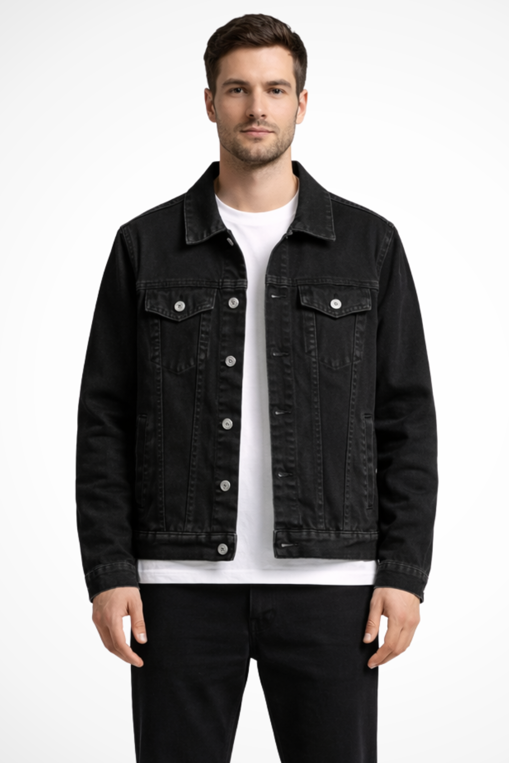Optew Men’s Classic Denim Jacket