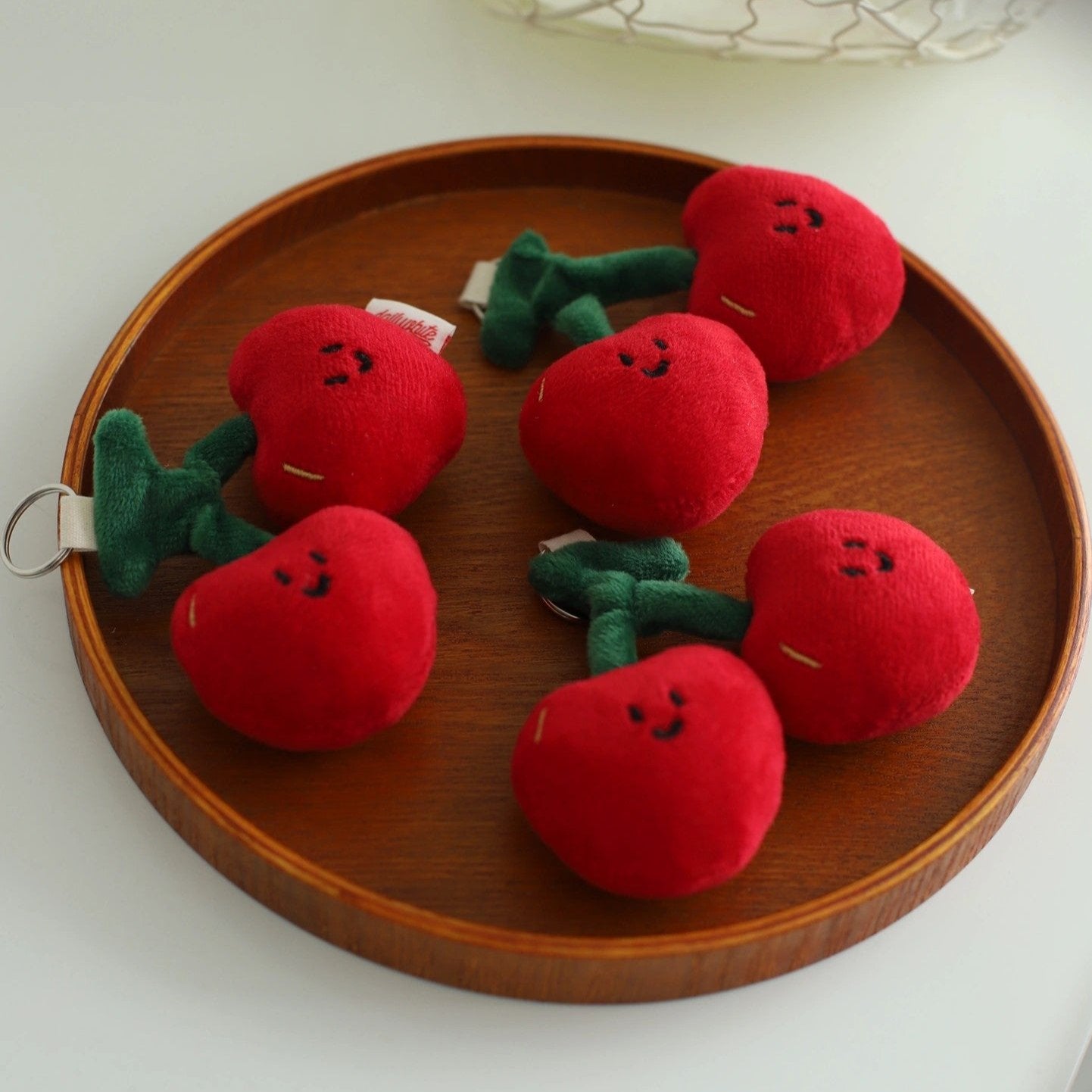 Daily White - Cherry Bag Charm