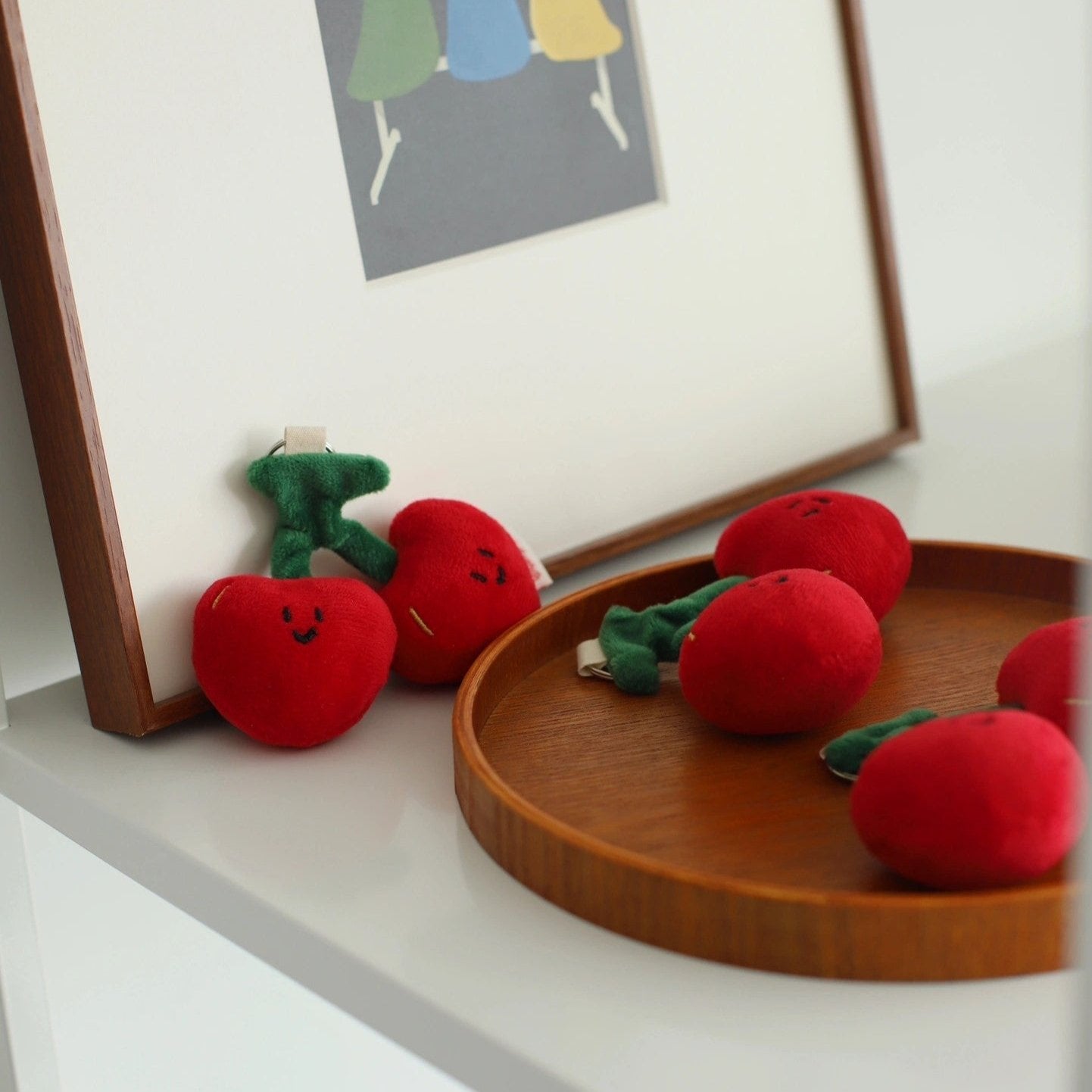 Daily White - Cherry Bag Charm