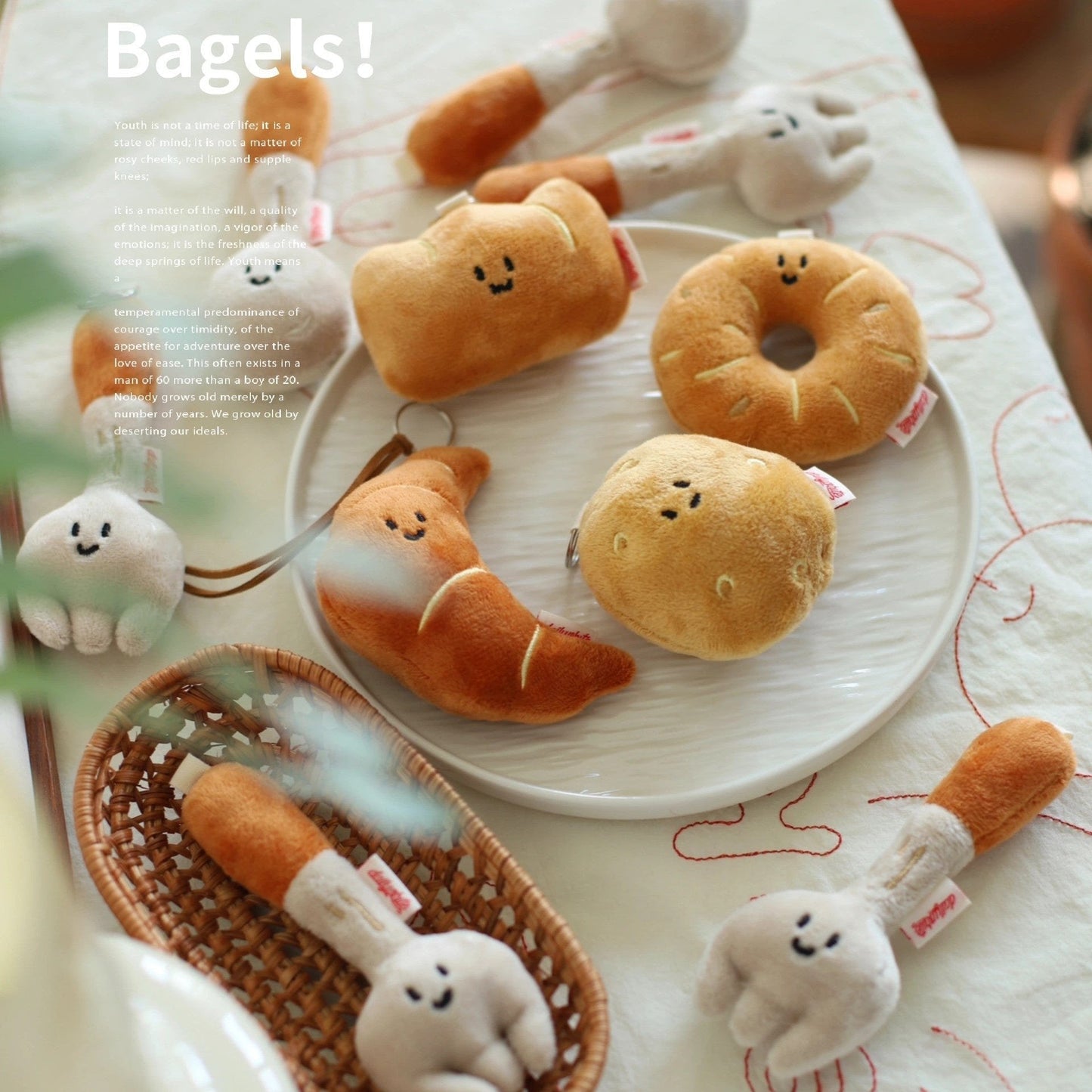 Daily White - Bakery Bag Charm
