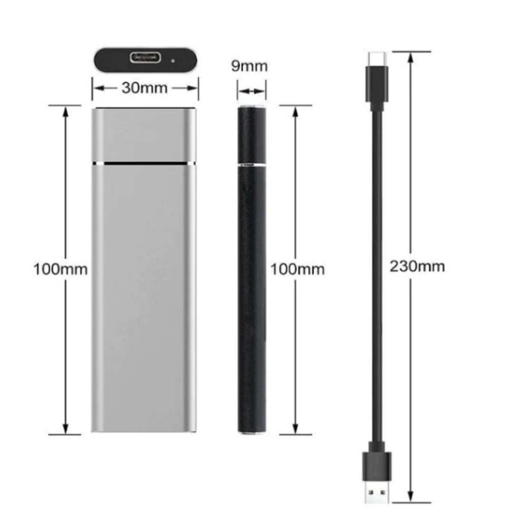 Large 8TB USB Portable Storage Drive | Premium Quality