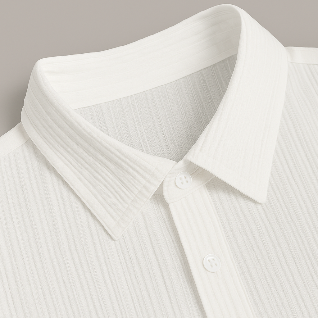 Optew Men Relaxed Wear Two-Piece Lounge Set Ribbed Jersey