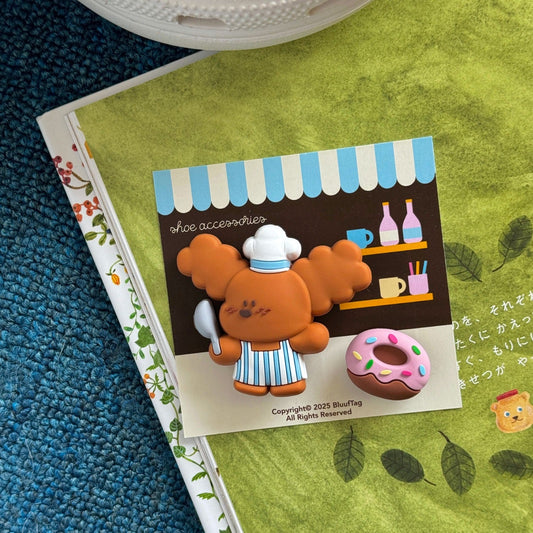 Bluuf Tag - Doggie & Donut Shoe Charms