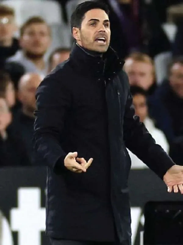 EFL Mikel Arteta Black Cotton Jacket