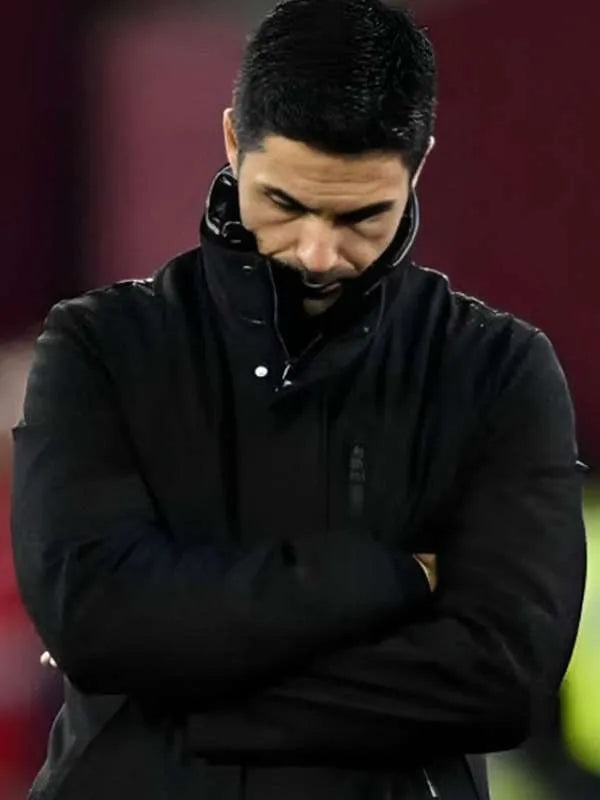 EFL Mikel Arteta Black Cotton Jacket