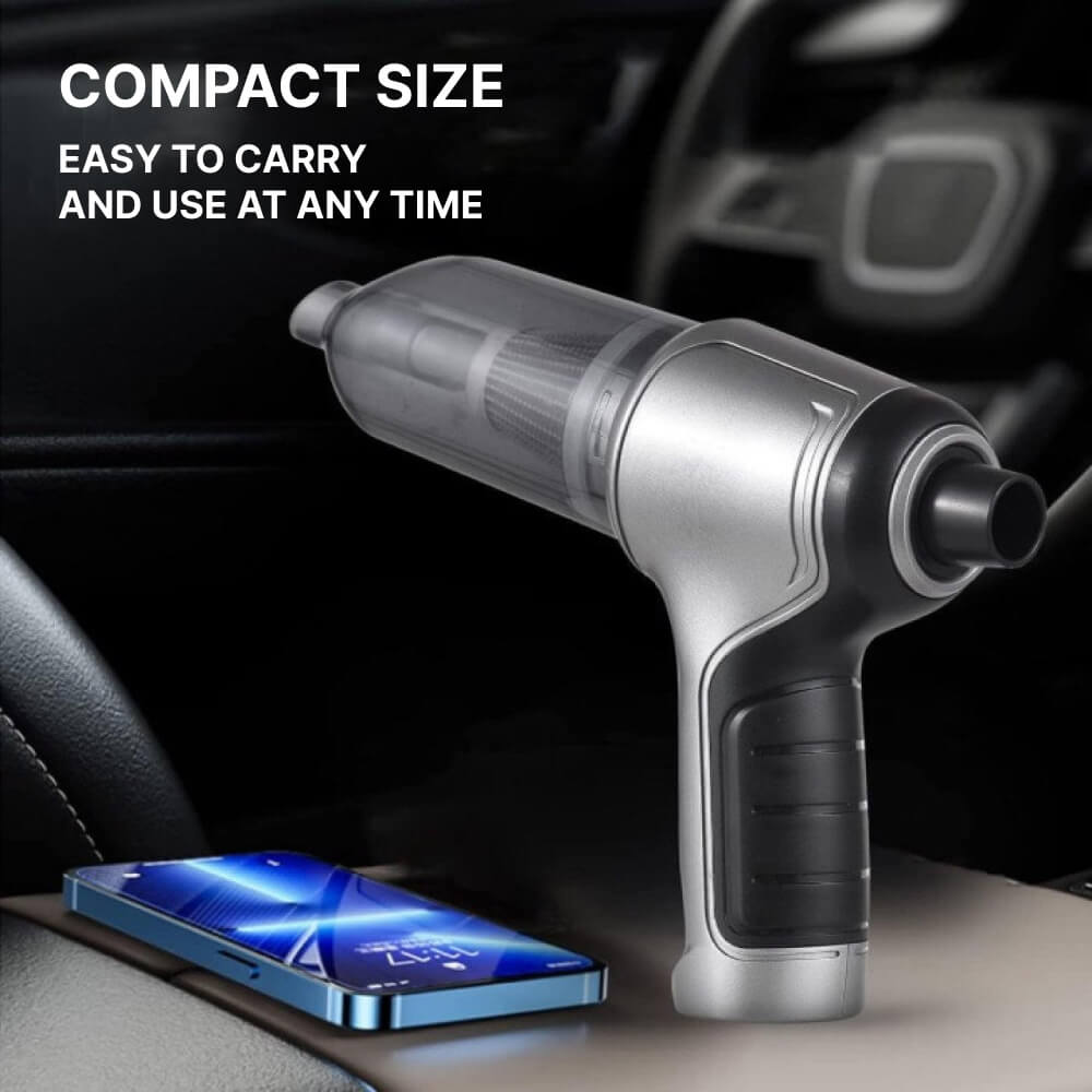 Portable Rechargeable Vacuum for Car and Home Use | Premium Quality