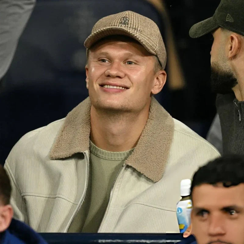 Etihad Stadium 2026 Erling Haaland White Jacket