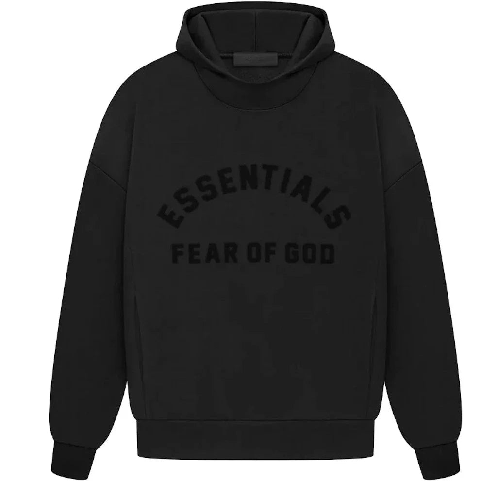 Fear of God Essentials Hoodie SS23 - Jet Black