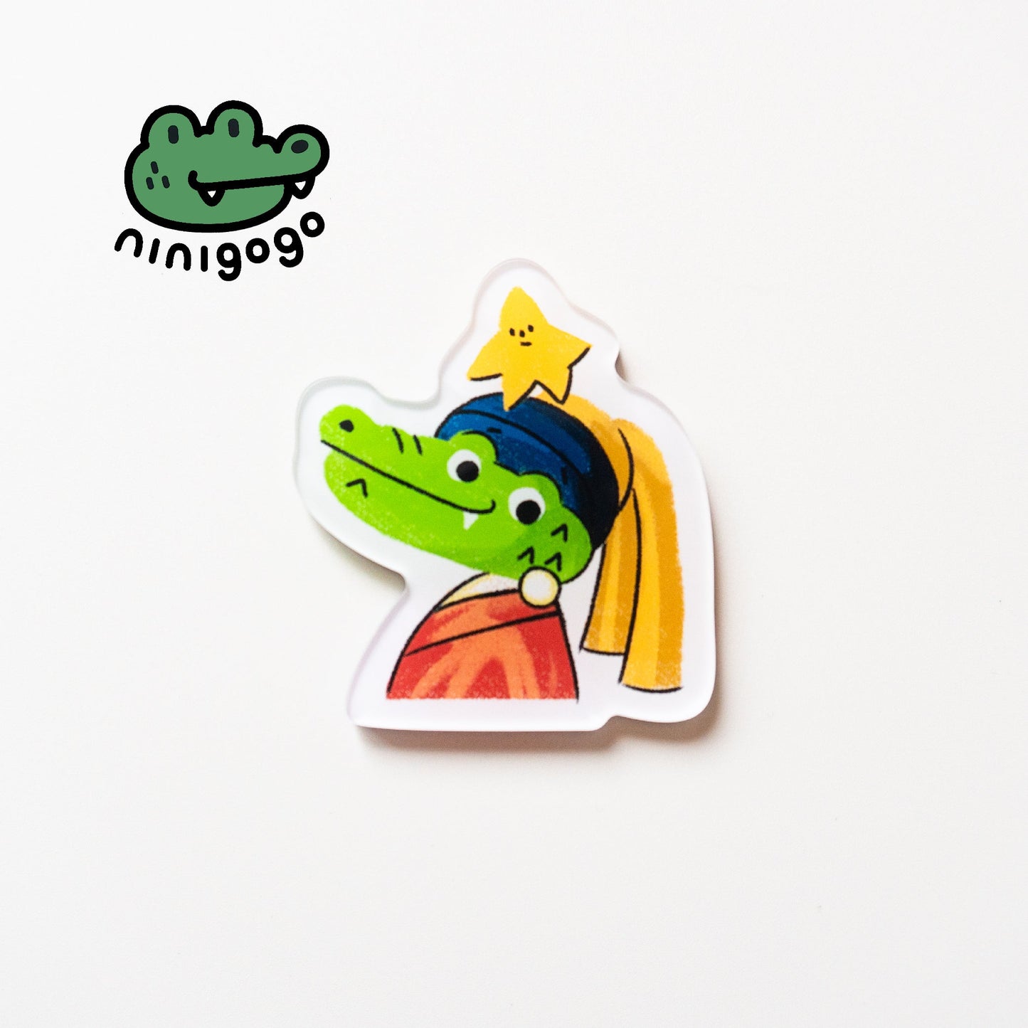 NINIGOGO - Girl And Pearl Earring EGO Magnet