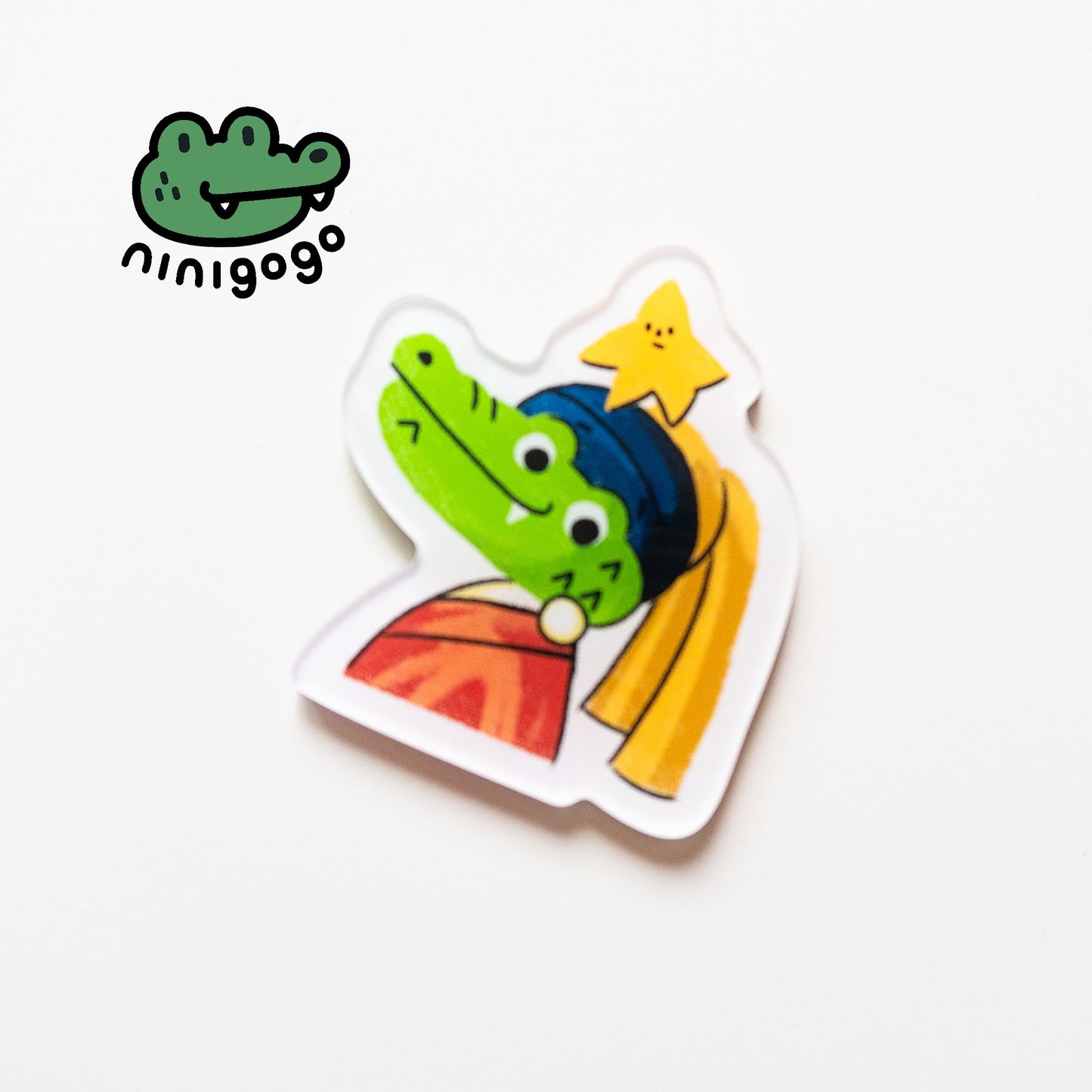 NINIGOGO - Girl And Pearl Earring EGO Magnet