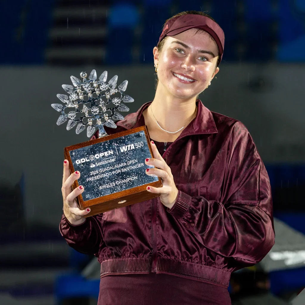 WTA 500 Guadalajara Open Iva Jovic Satin Jacket