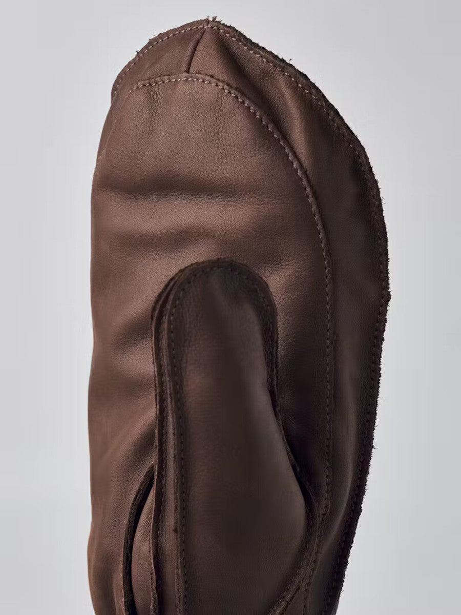 Hestra Wakayama Mitt – Insulated Leather Ski Mittens