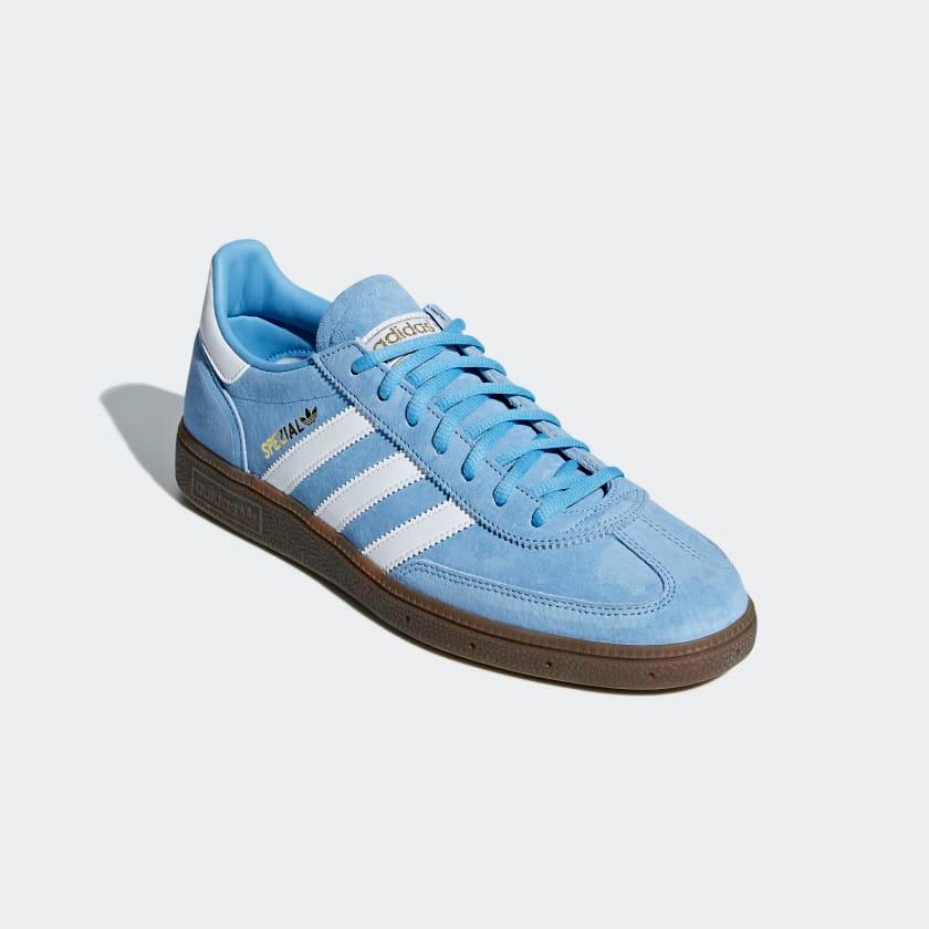 adidas Handball Spezial Men's Suede Trainers Light Blue BD7632