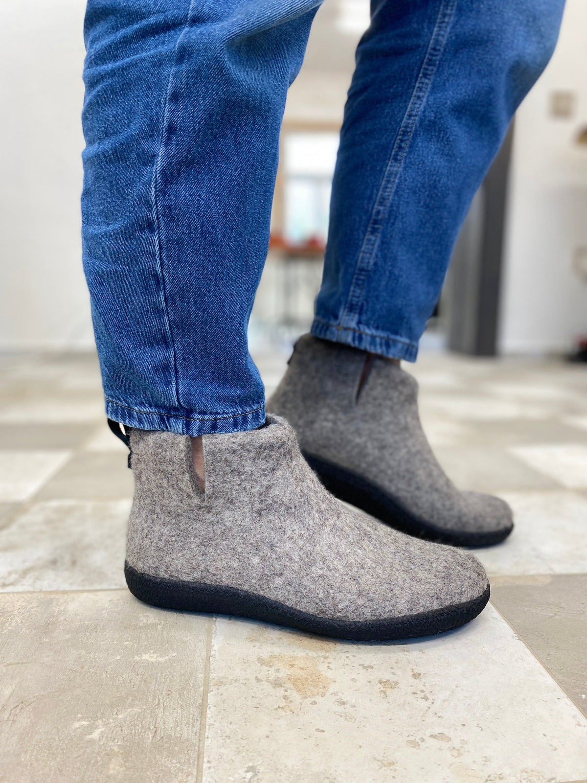Women's Olive WOOBOOTS Wool Slippers